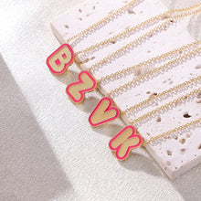 Load image into Gallery viewer, Blurred Lines Initial Necklace