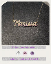 Load image into Gallery viewer, Ombre Say My Name Necklace
