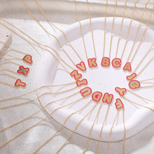 Load image into Gallery viewer, Blurred Lines Initial Necklace