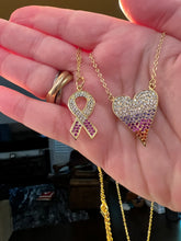 Load image into Gallery viewer, Ombre Boobie Bash Awareness Necklaces