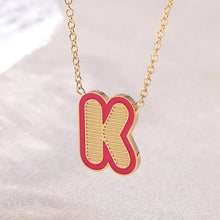 Load image into Gallery viewer, Blurred Lines Initial Necklace