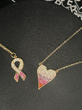 Load image into Gallery viewer, Ombre Boobie Bash Awareness Necklaces