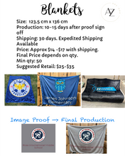 Load image into Gallery viewer, Custom Blankets