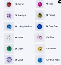 Load image into Gallery viewer, The Letter Drop Necklace with Crystals