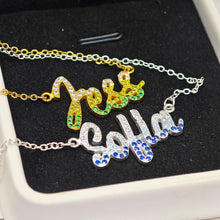 Load image into Gallery viewer, Ombre Say My Name Necklace