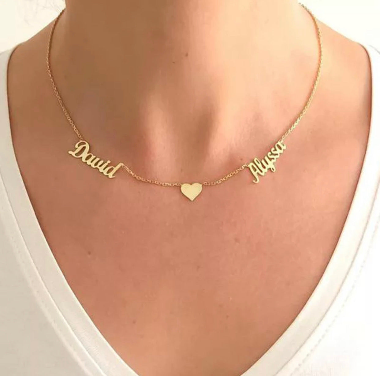 Name Heart Necklace