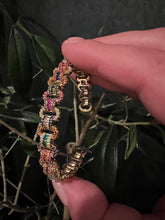 Load image into Gallery viewer, Rainbow Crystal Cuff