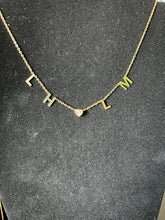 Load image into Gallery viewer, Initial Heart Necklace