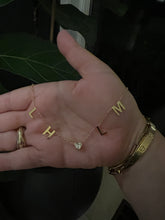 Load image into Gallery viewer, Initial Heart Necklace