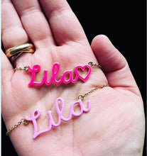 Load image into Gallery viewer, Script Necklace