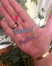 Load image into Gallery viewer, Script Necklace