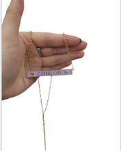 Load image into Gallery viewer, Enamel Bar Necklace