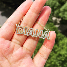 Load image into Gallery viewer, The Cut Out Crystal Necklace