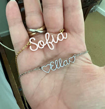 Load image into Gallery viewer, Script Necklace