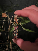 Load image into Gallery viewer, Rainbow Crystal Cuff