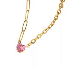 Load image into Gallery viewer, The Pink Heart Necklace
