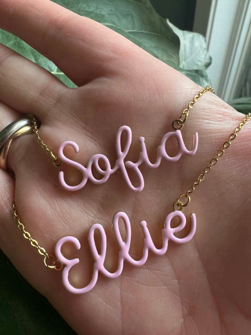 Script Necklace