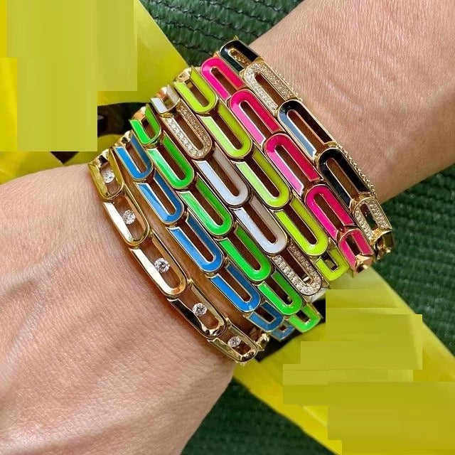 Neon Enamel Bangles